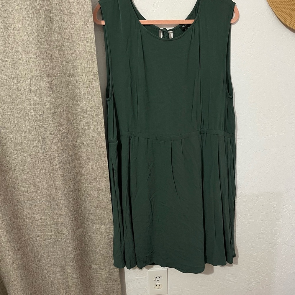 Torrid size 3 dark green long shirt/dress